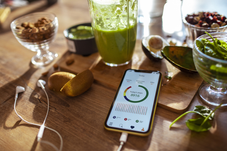 monitoramento de hábitos de alimentação saudáveis